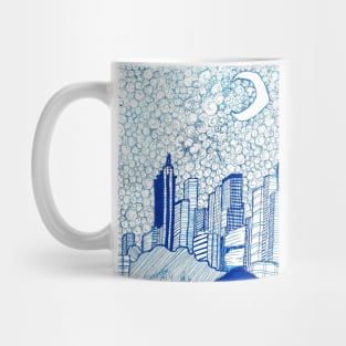 Another Starry Night In Atlanta. Mug